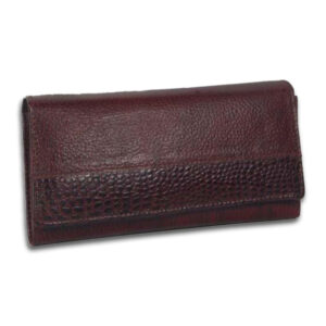 Personalized Women's Textured Wallet & Card Holder with Free Charm