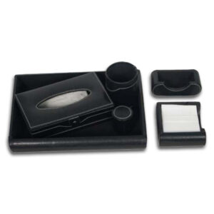 Leather Personalized Desk Organizer with Name