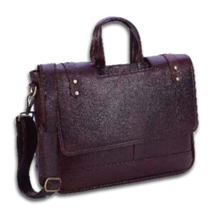 Leather bag dark brown